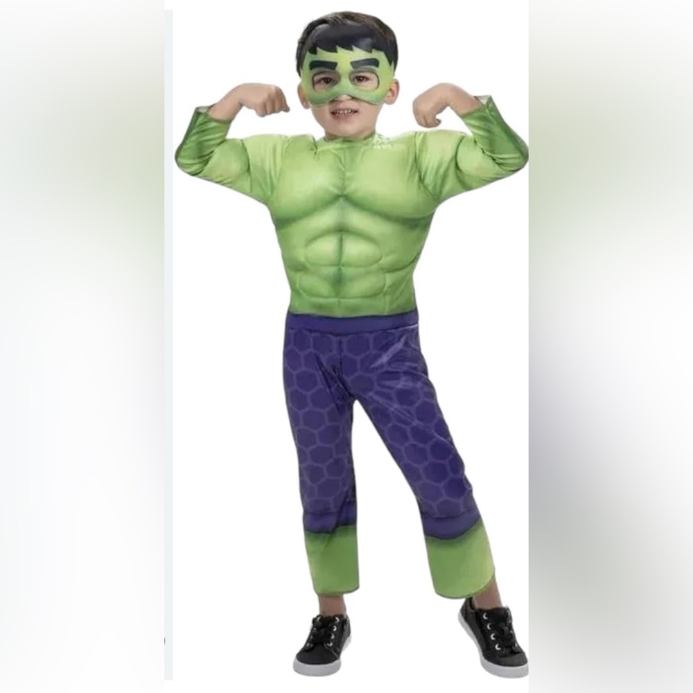 Jazwares amazing spidey Hulk toddler costume. NWT various sizes